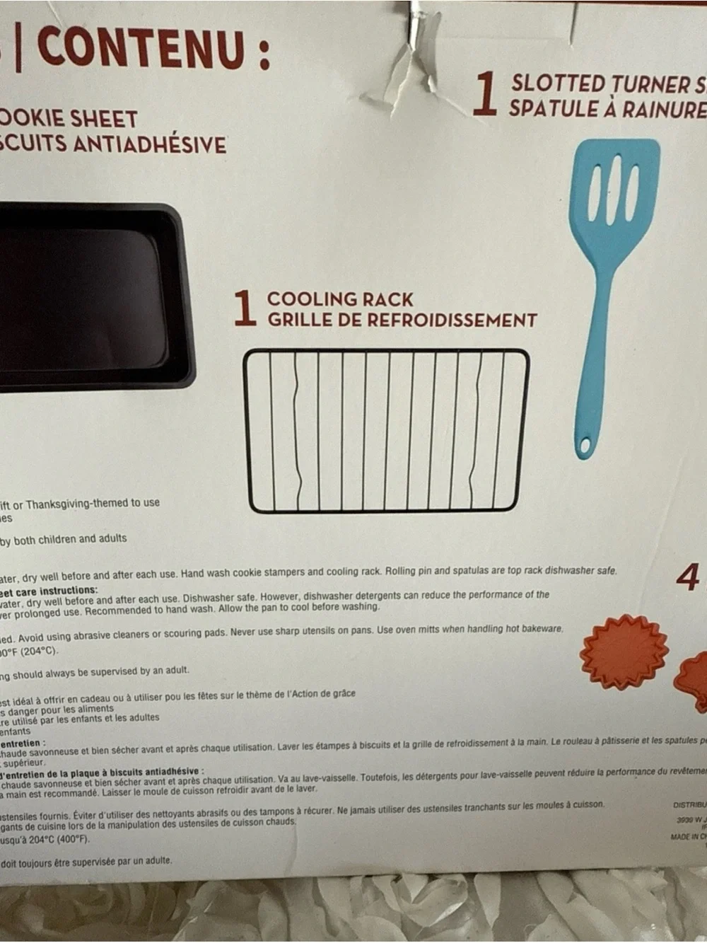 Celebrate It 9 pc Thanksgiving Fall Cookie Baking Kit